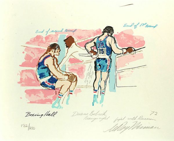 Leroy-Neiman-Bobick-in-the-Ring-362336310178