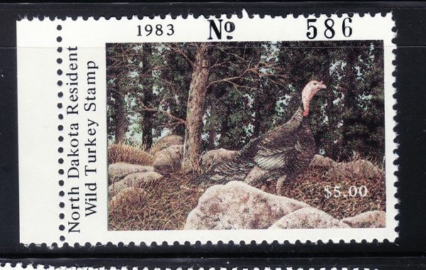 NDT19-1983-North-Dakota-Wild-Turkey-Conservation-Stamp-361645370369